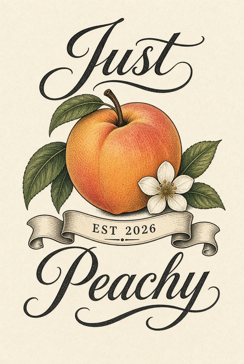 Just Peachy logo
